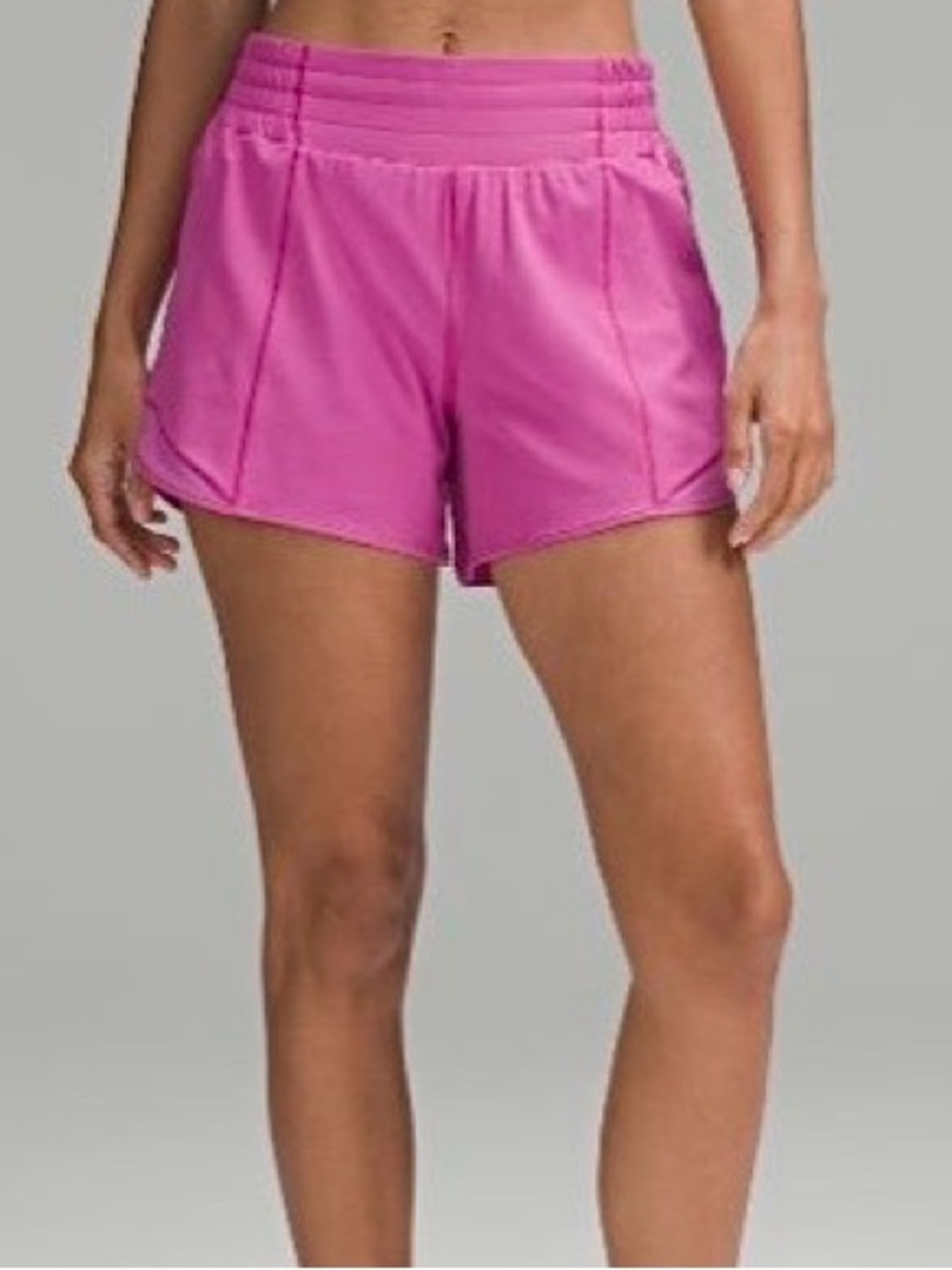🔥LULULEMON HOTTY HOT SHORT POW PINK TONE 4”  SIZE 6